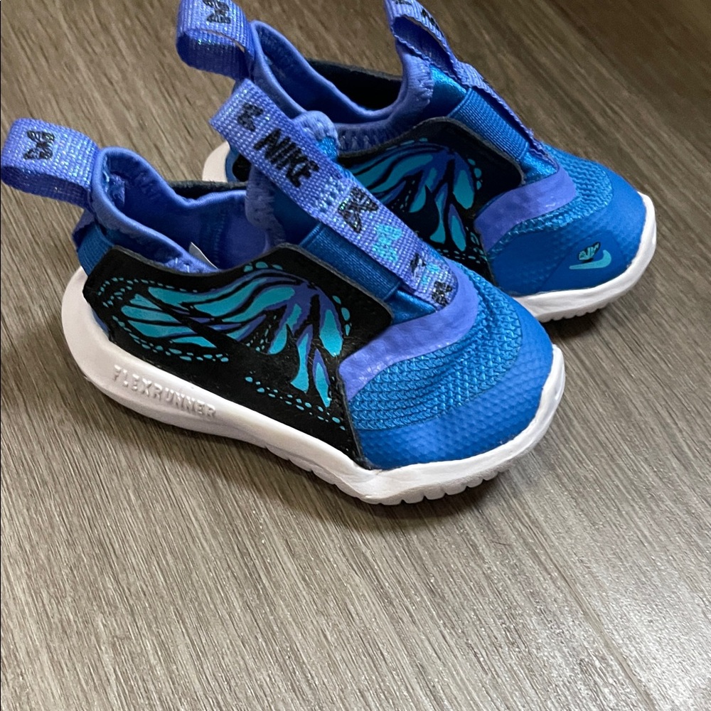 Nike Kids Blue and Black Sneakers Butterly- FINAL PRICE